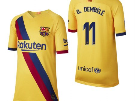 Ousmane Dembele Barcelona Youth 19 20 Away Jersey Online now