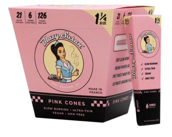 Pink Pre-Rolled Paper Cones Online now